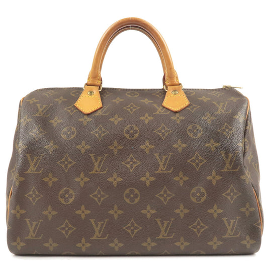 Louis Vuitton Monogram Speedy 30 Hand Bag Boston Bag M41526
