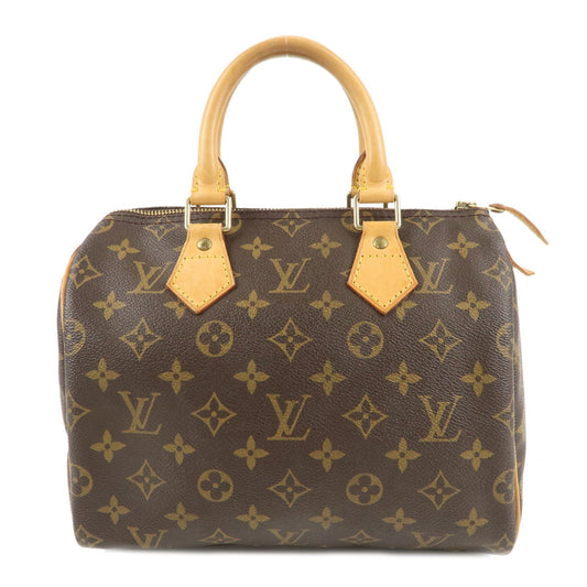 Louis Vuitton Monogram Speedy 25 Hand Bag Boston Bag M41528