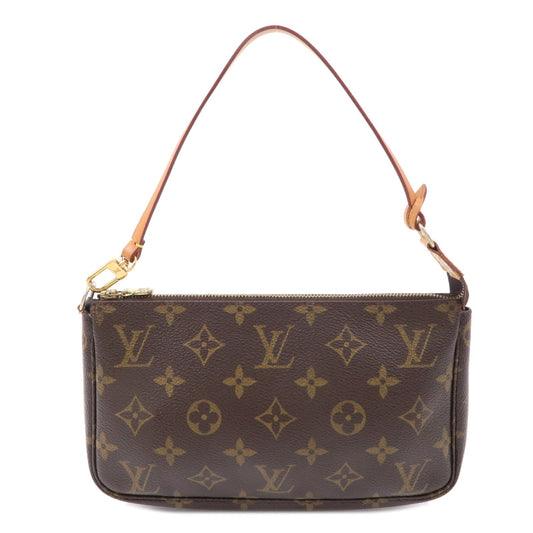Louis Vuitton Monogram Pochette Accessoir Hand Bag Brown M51980