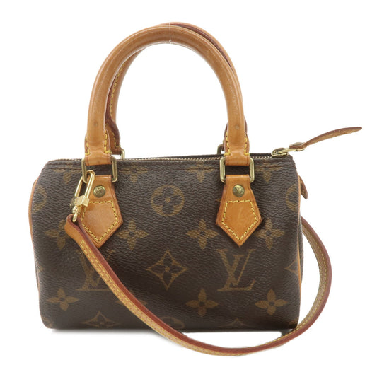 Louis Vuitton Monogram Mini Speedy & Strap M41534 J00145