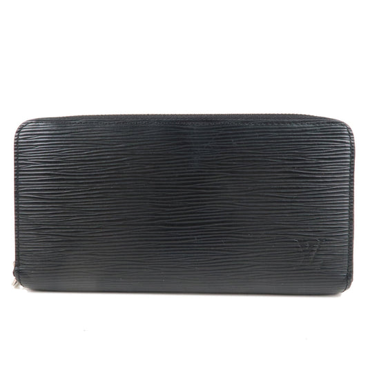 Louis Vuitton Epi Zippy Wallet Zip Round Wallet Noir M60072