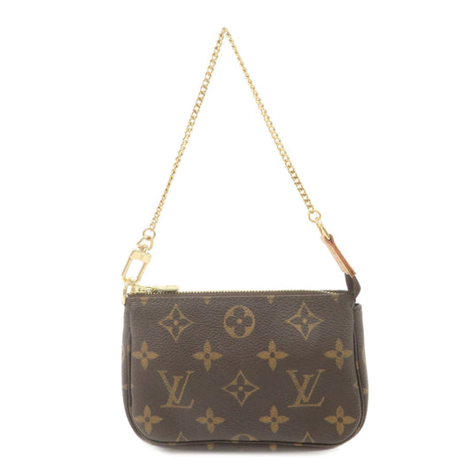 Louis Vuitton Monogram Mini Pochette Accessoires Brown M58009