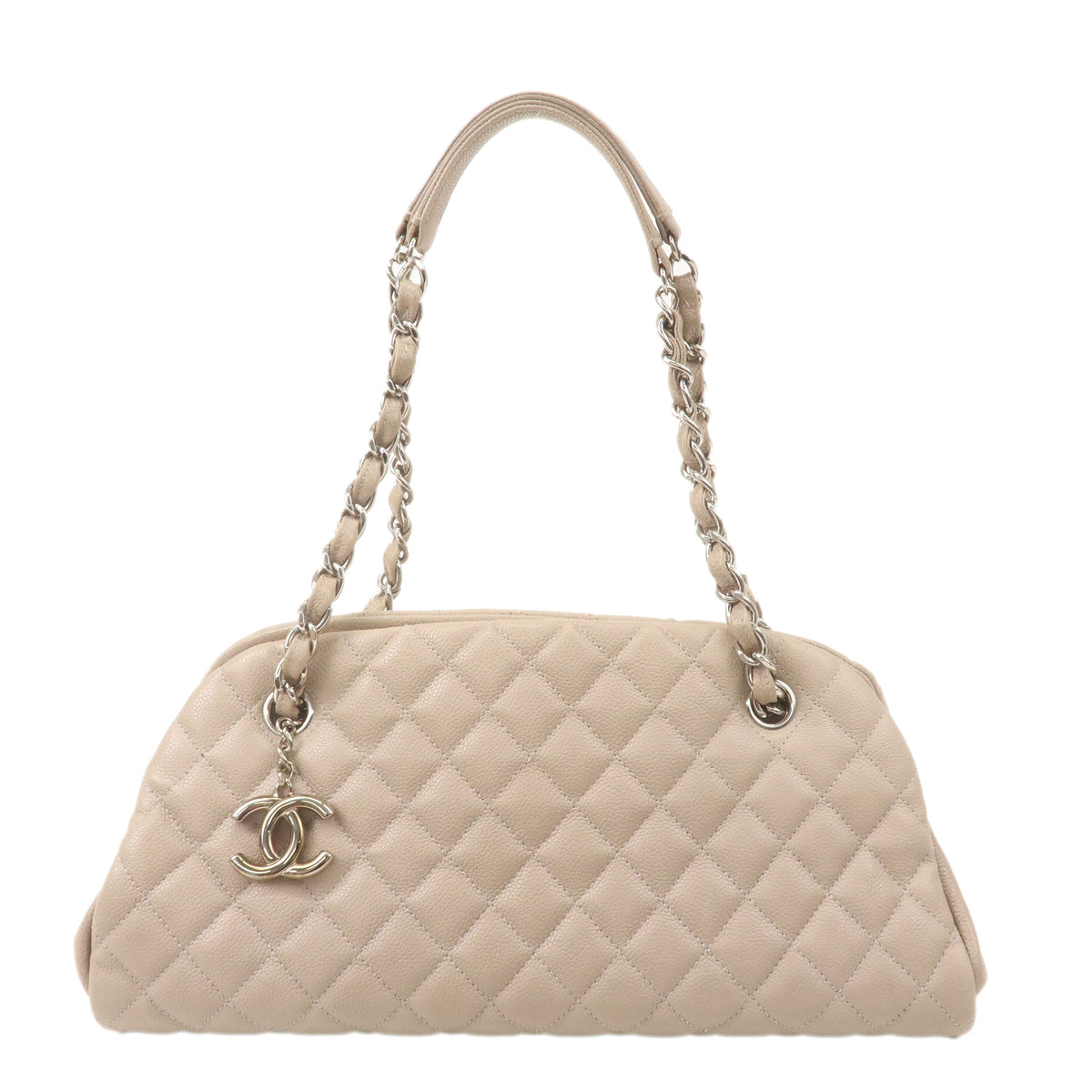Chanel Matelasse Mademoiselle Caviar Skin Chain Hand Bag A