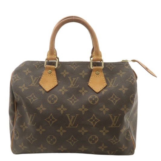 Louis Vuitton Monogram Speedy 25 Hand Bag Boston Bag M41528