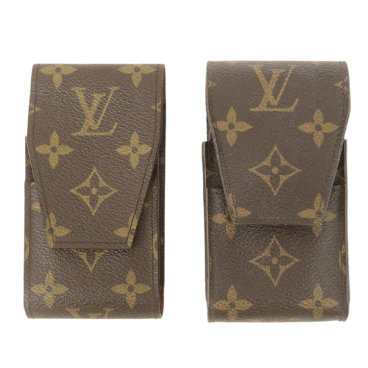 Louis Vuitton Monogram Set of 2 Etui Cigarette Case M63024