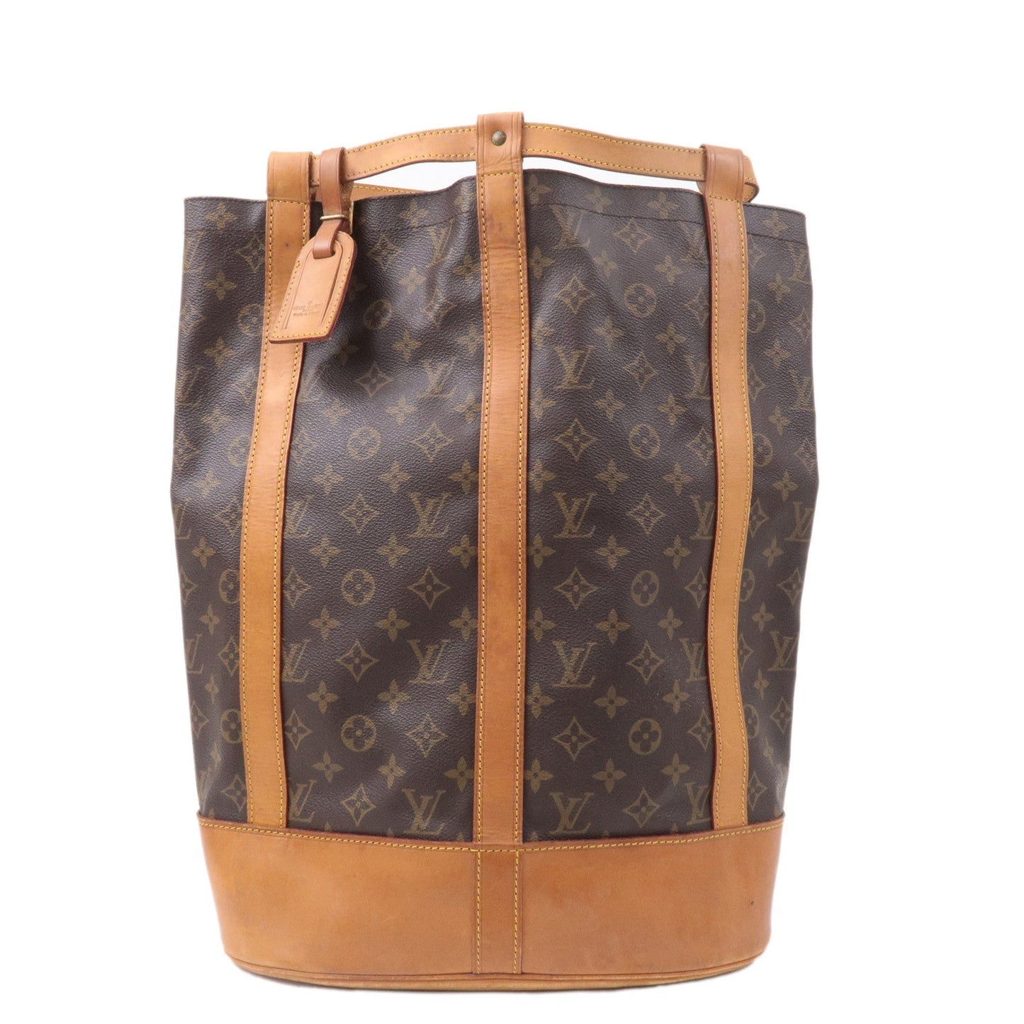 Louis Vuitton Monogram Randonnee GM Laundry Bag Brown M42244