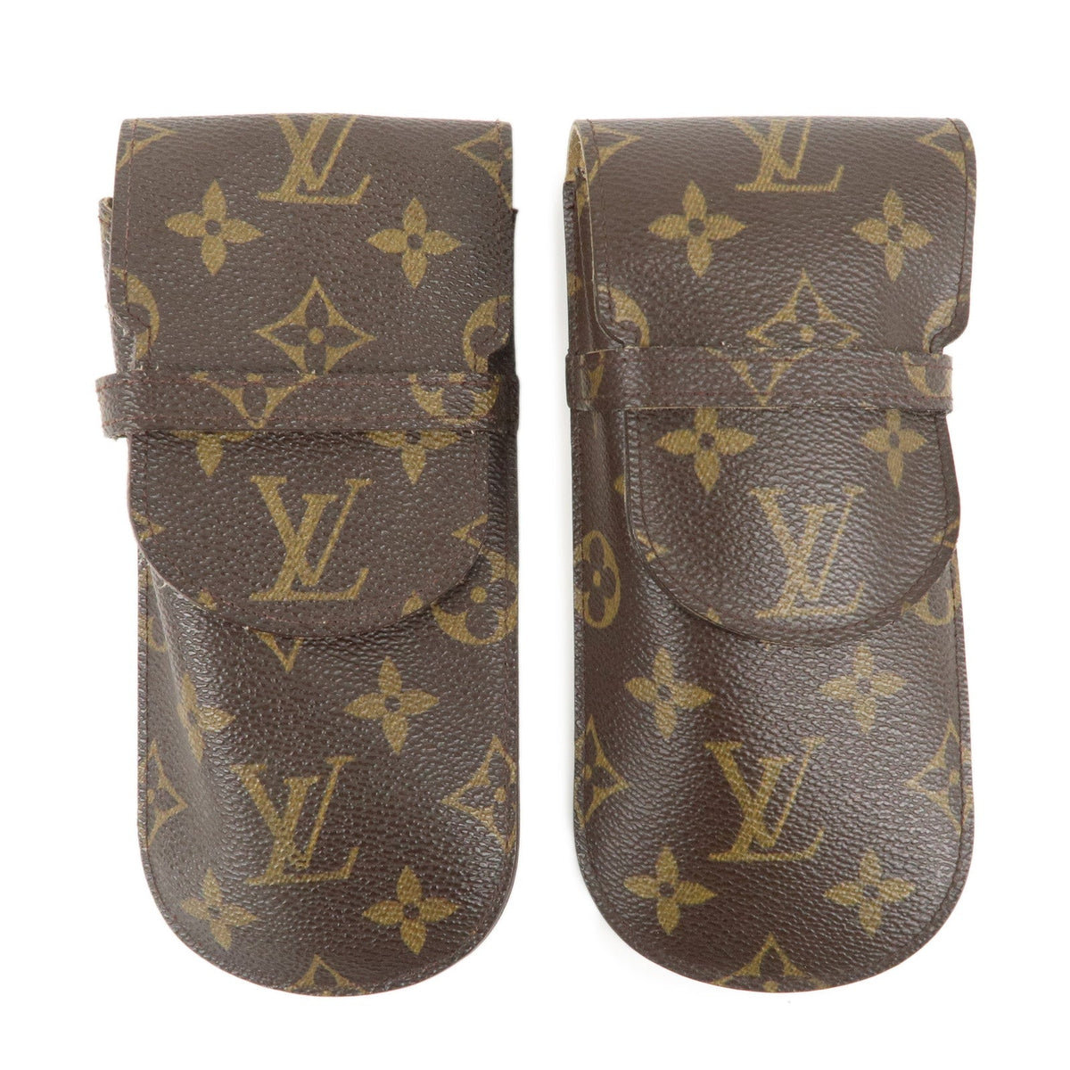 Louis Vuitton Set of 2 etui a lunettes lavel Glasses Case M62970