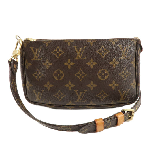 Louis Vuitton Monogram Pochette Accessoires & Strap M51980 J52315