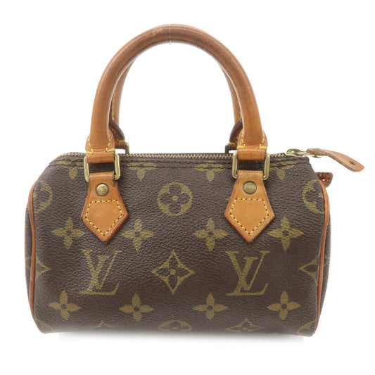 Louis Vuitton Monogram Mini Speedy Boston Bag Brown M41534