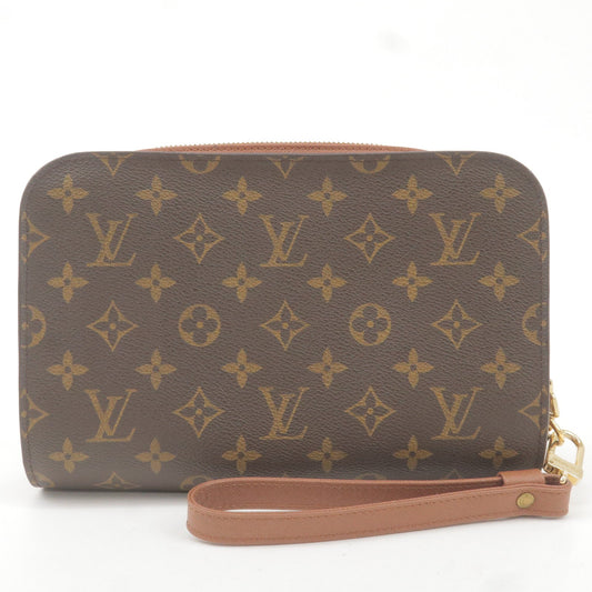 Louis Vuitton Monogram Orsay Clutch Bag Pouch Brown M51790