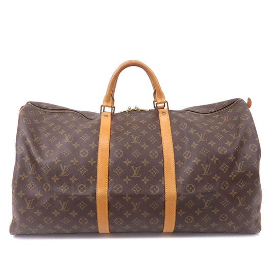 Louis Vuitton Monogram Keep All 60 Boston Bag Brown M41422