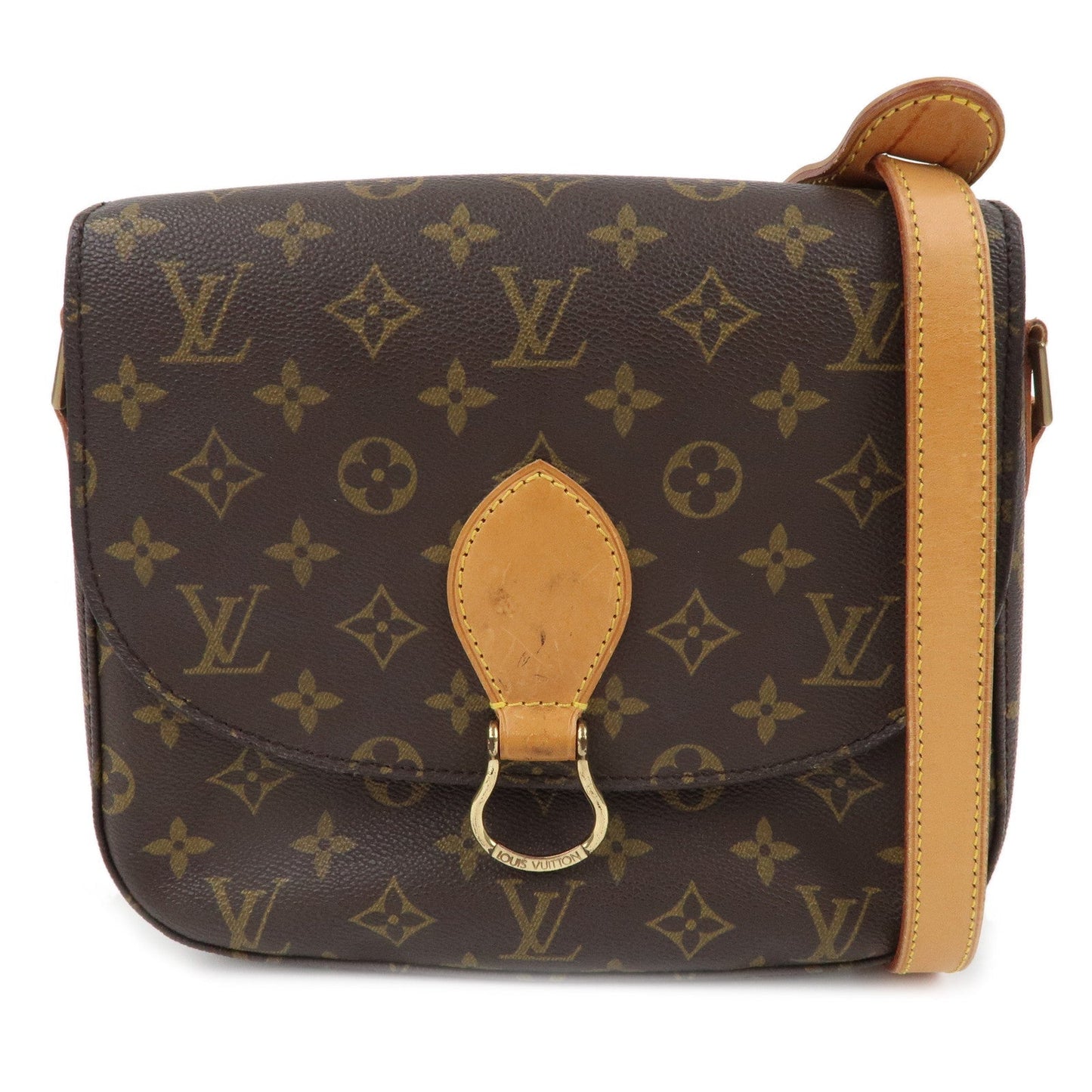 Louis Vuitton Monogram Saint Cloud GM Shoulder Bag Brown M51242