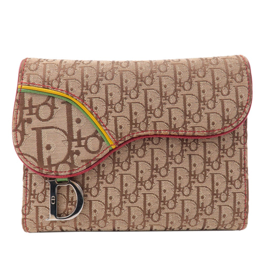 Christian Dior Rasta Trotter Canvas Leather Planner Cover Beige