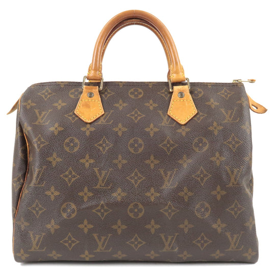 Louis Vuitton Monogram Speedy 30 Hand Bag Boston Bag M41526