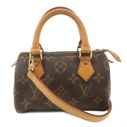 Louis Vuitton Monogram Mini Speedy & Strap M41534 J00145