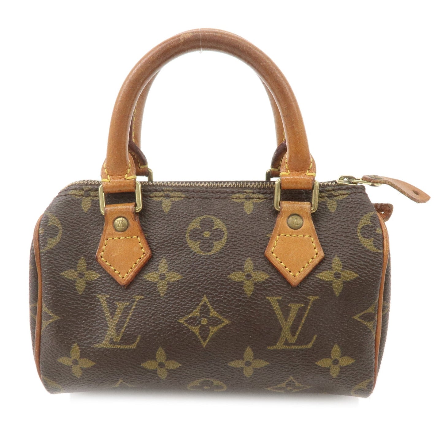 Louis Vuitton Monogram Mini Speedy Boston Bag Brown M41534