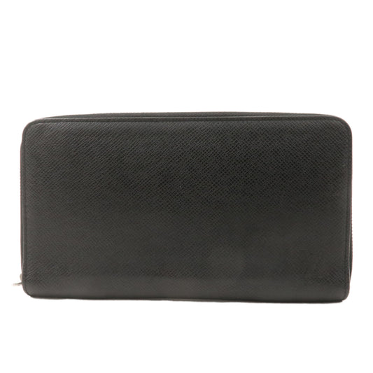 Louis Vuitton Taiga Organizer NM Long Wallet Noir Black M30056