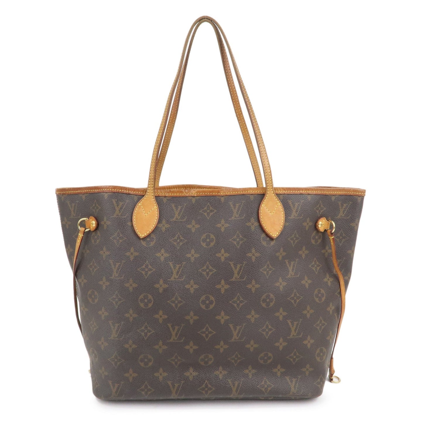 Louis Vuitton Monogram Neverfull MM Tote Bag Brown M40156
