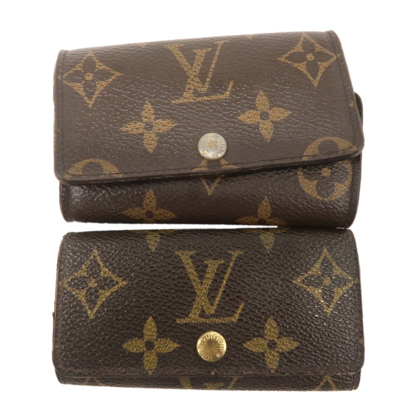 Louis Vuitton Monogram Set of 2 Multicles Key Case M62631 M62630