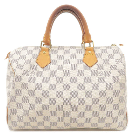 Louis Vuitton Damier Azur Speedy 30 Boston Bag N41533