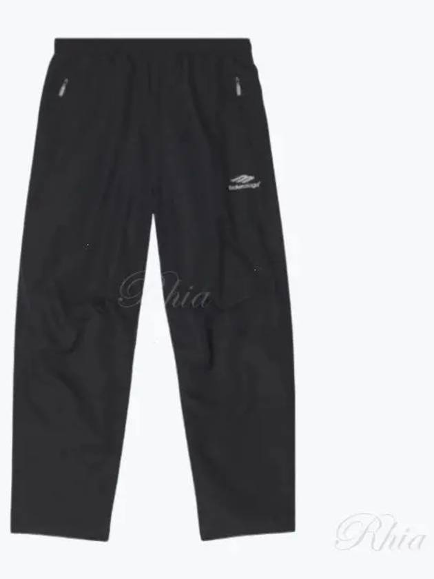Luxury Balenciaga  3B Sports Icon Small Fit Track Pants Black