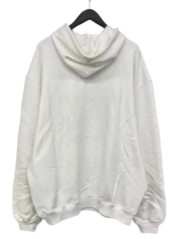 Luxury Balenciaga  Language Logo Print Hoodie White
