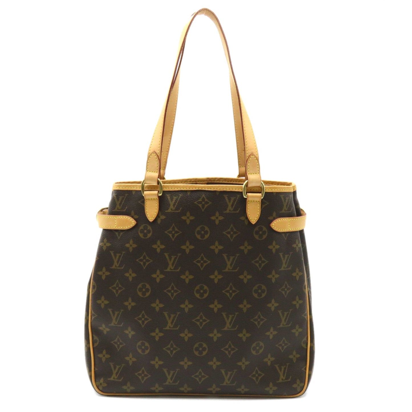 Louis Vuitton Vintage Vertical  Bag Tote Bag PVC Coated Canvas Monogram  Brown M51153