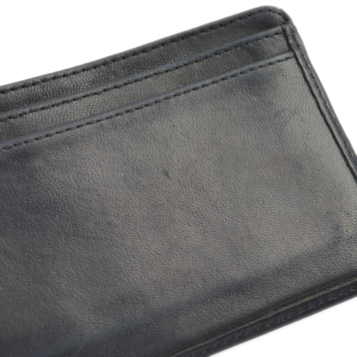 Chanel Black Lambskin Card Case Small Good