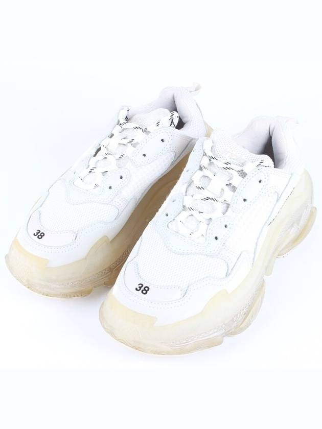 Luxury Balenciaga  Triple S clear sole sneakers 38 250