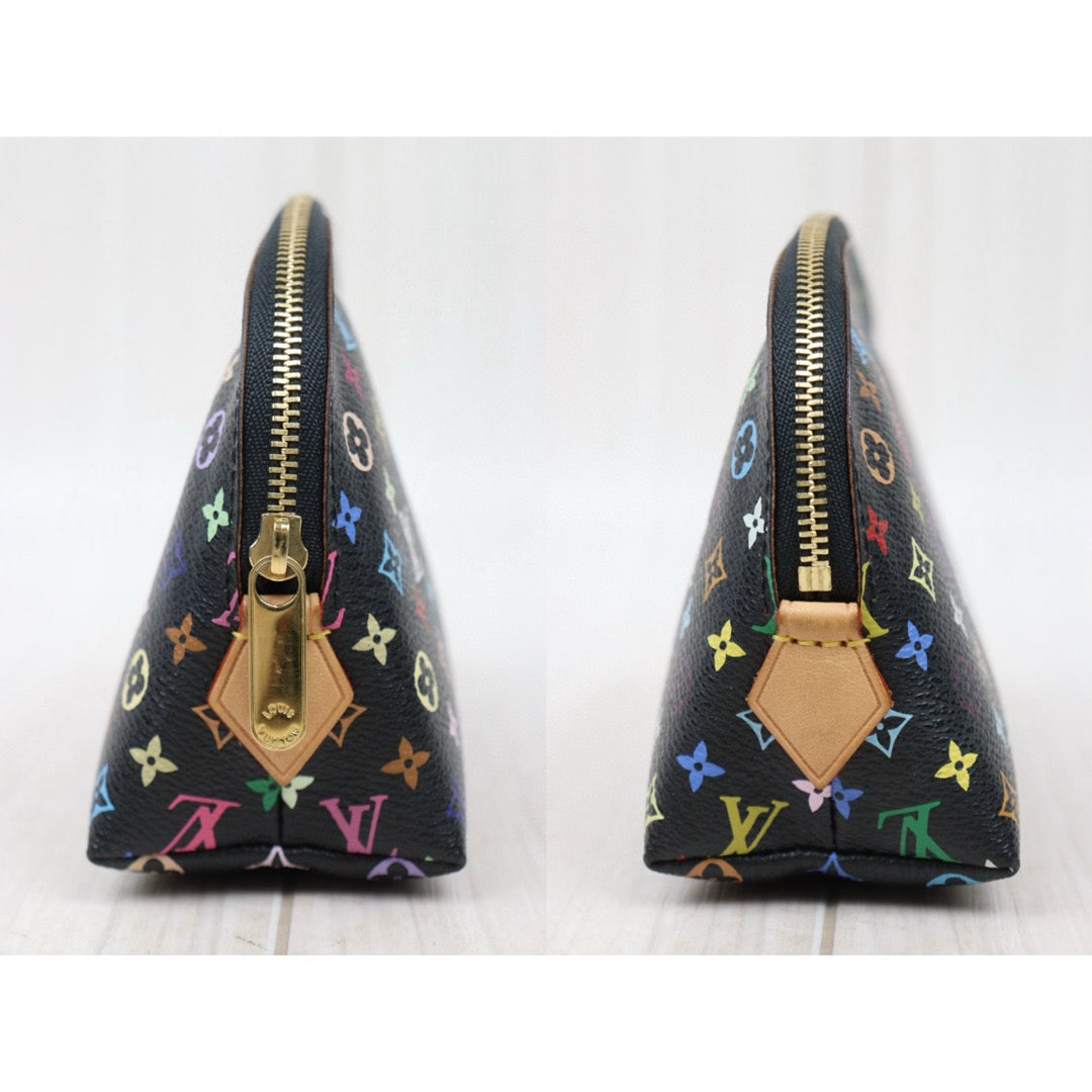 Good ( Rank AB)｜LV Monogram Multicolor PM Pochette Cosmetics｜V25012113