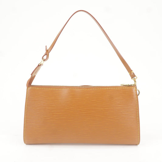 Louis Vuitton Epi Pochette Accessoires Pouch Zipang Gold M52948