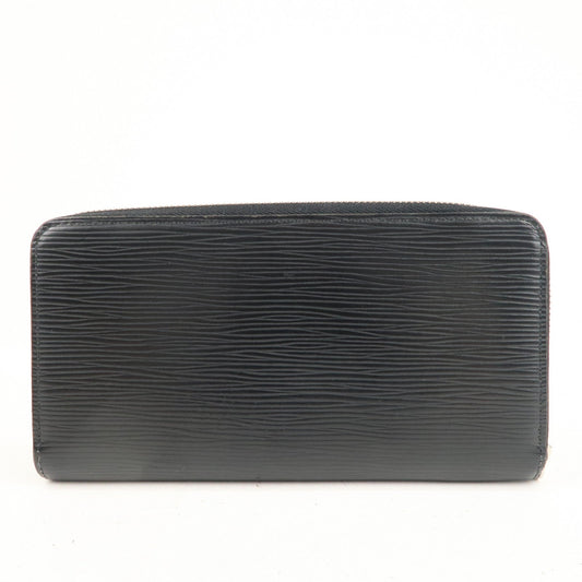 Louis Vuitton Epi Zippy Wallet Zip Round Wallet Noir M60072