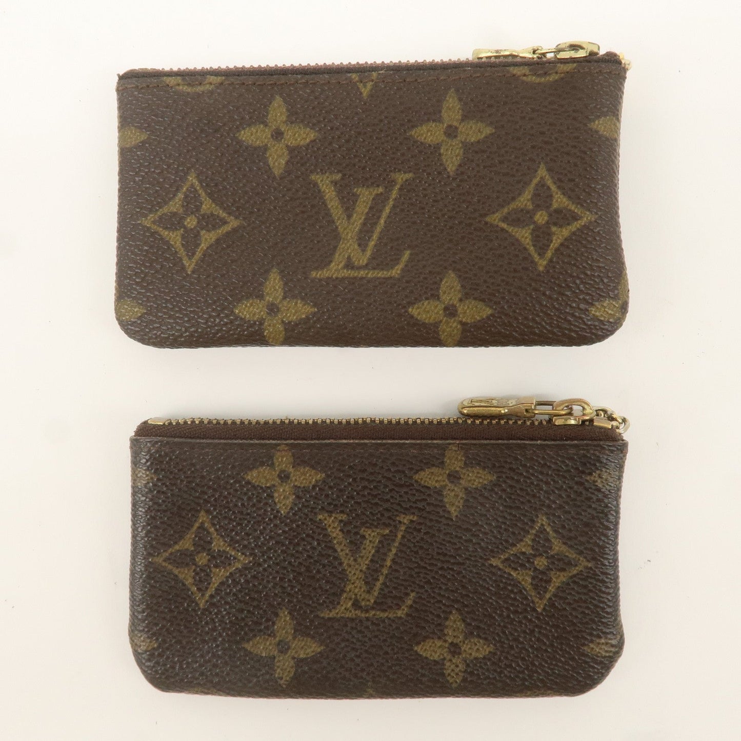 Louis Vuitton Monogram Set of 2 Pochette Cles Coin Case M62650