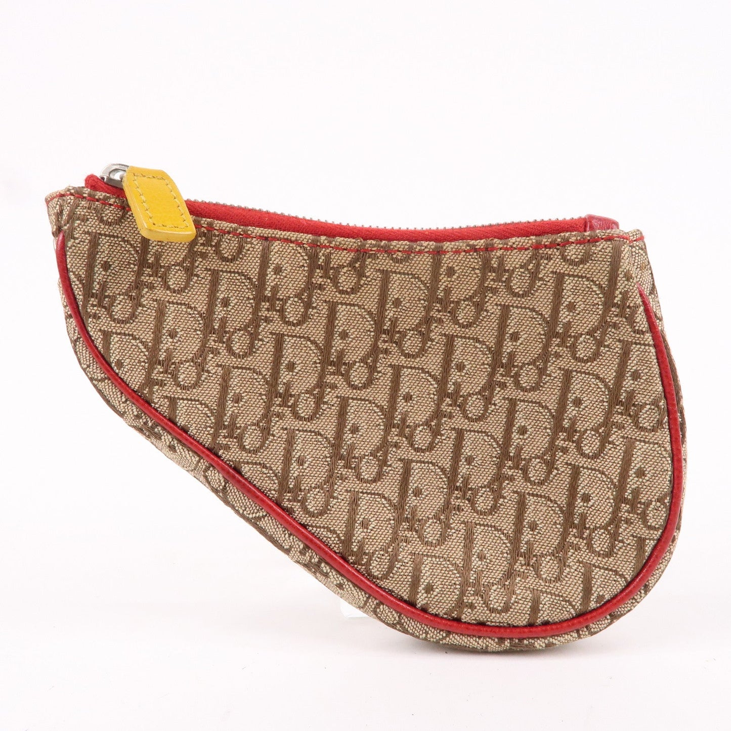 Christian Dior Rasta Trotter Canvas Leather Saddle Coin Case