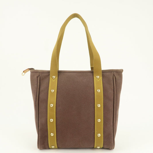 Louis Vuitton Antigua Cabas MM Tote Bag Shoulder Bag Brown M40086