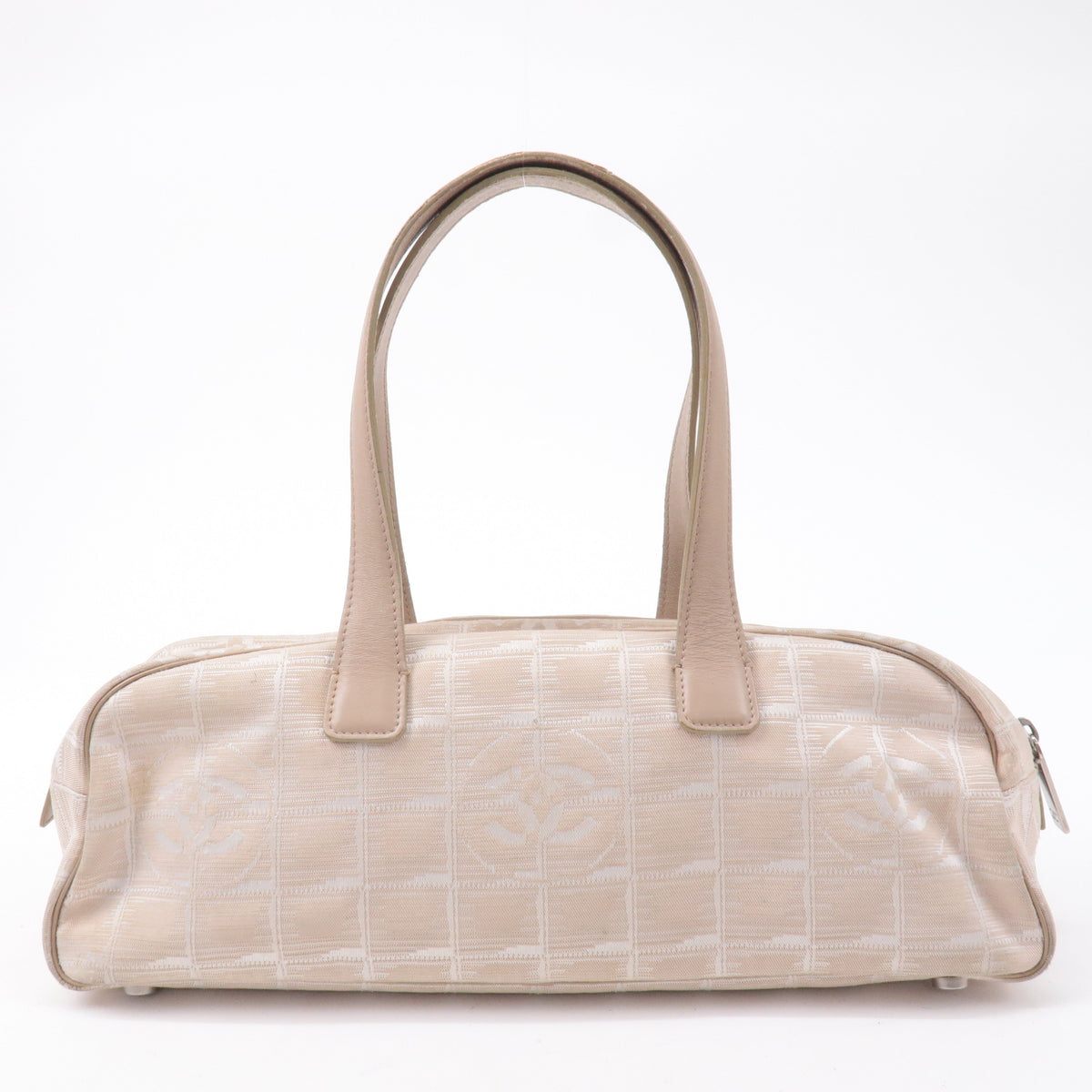 Chanel New Travel Line Nylon Jacquard Leather Mini Bag A