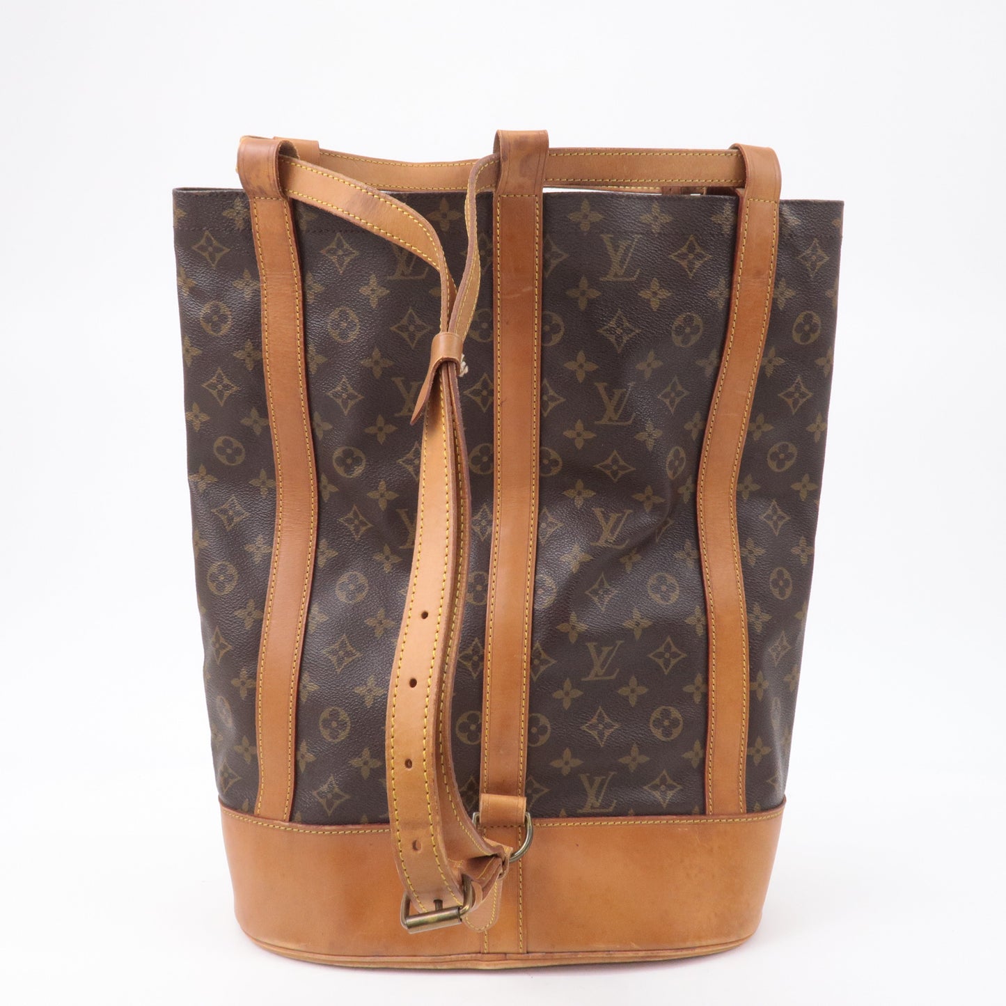 Louis Vuitton Monogram Randonnee GM Laundry Bag Brown M42244