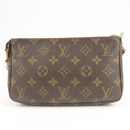 Louis Vuitton Monogram Pochette Accessoires & Strap M51980 J00145