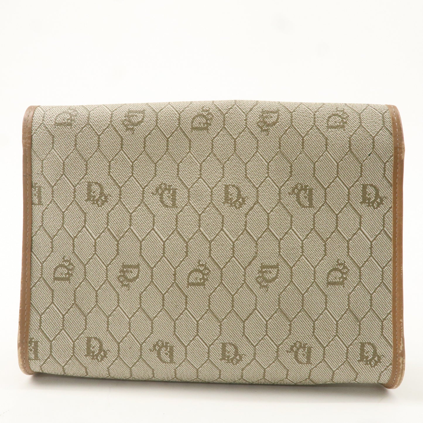 Christian Dior PVC Leather Honeycomb Pattern Shoulder Bag