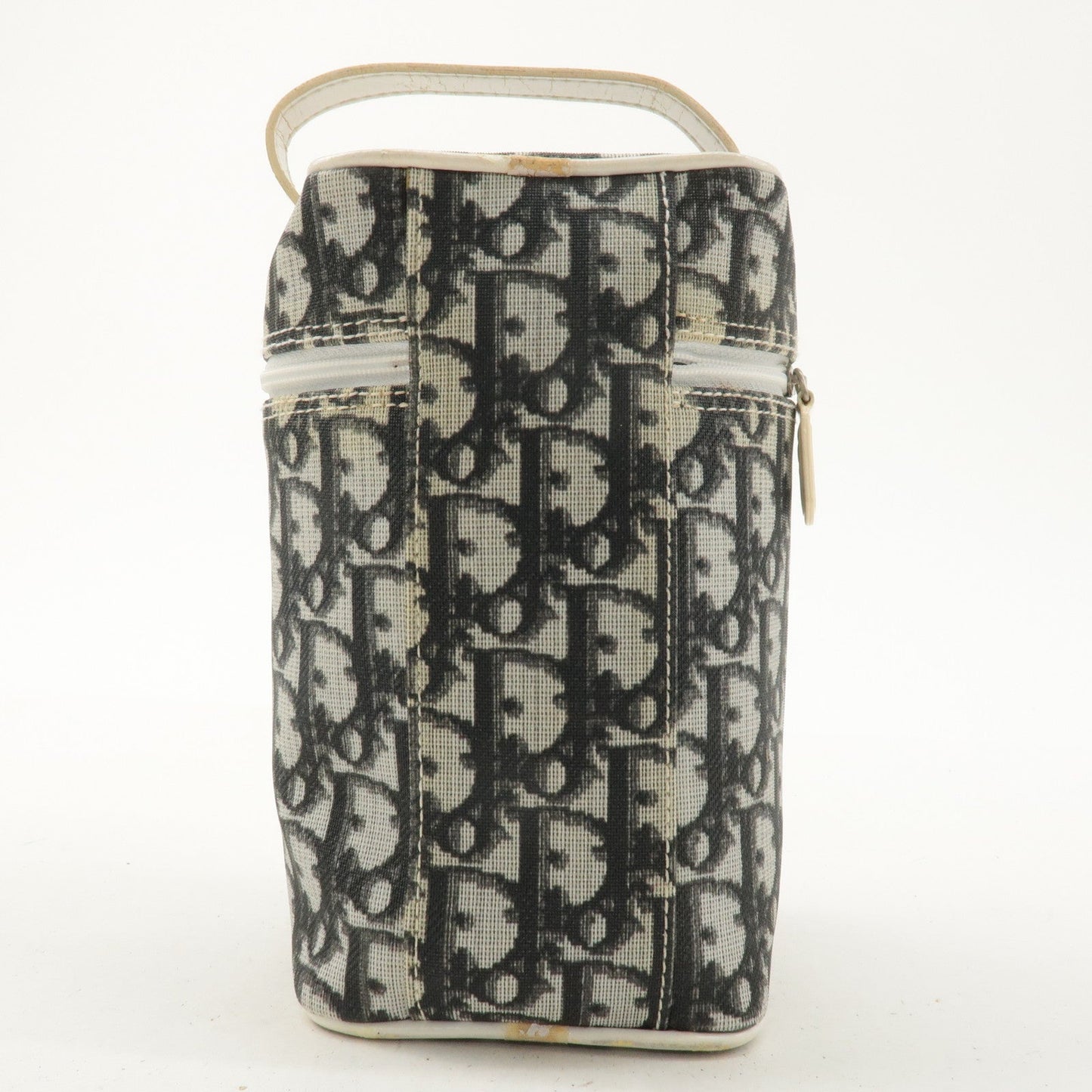 Christian Dior Trotter PVC Patent Leather Vanity Bag Black
