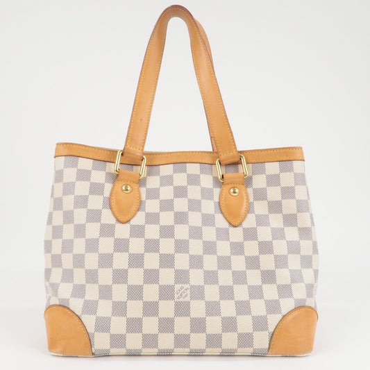 Louis Vuitton Damier Azur Hampstead PM Hand Bag Ivory N51207