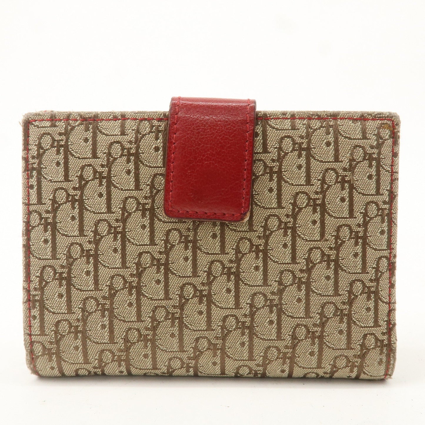 Christian Dior Rasta Trotter Canvas Leather W Hook Wallet