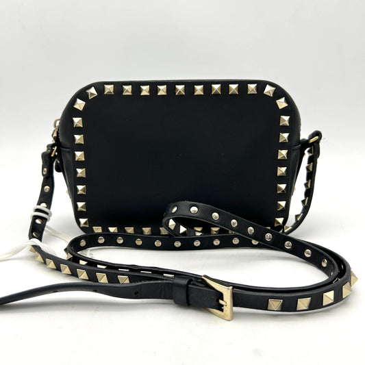 VALENTINO GARAVANI Calfskin Rockstud Camera Crossbody Bag LA20156