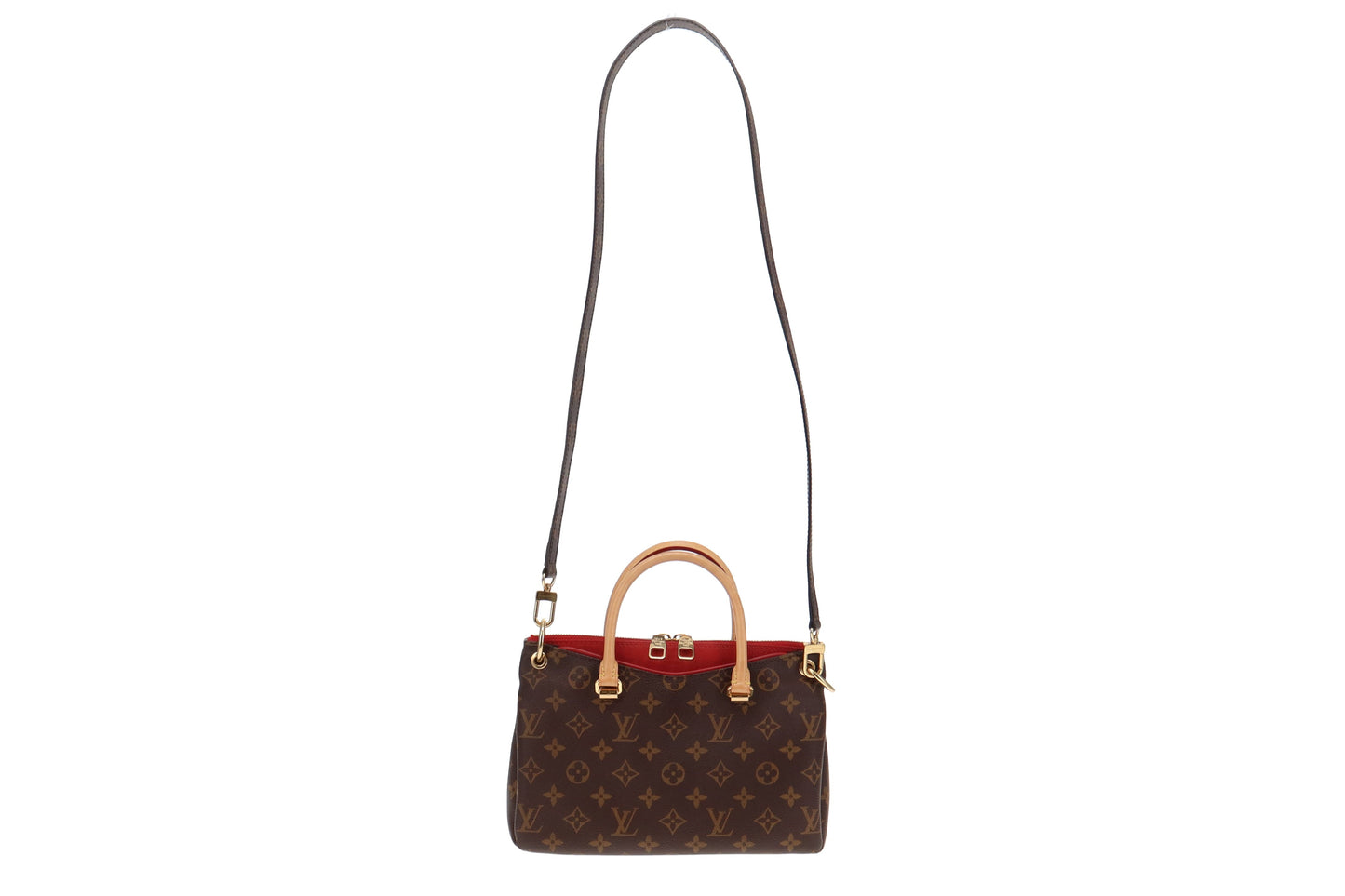 Louis Vuitton Monogram and Cerise Pallas BB SN4117