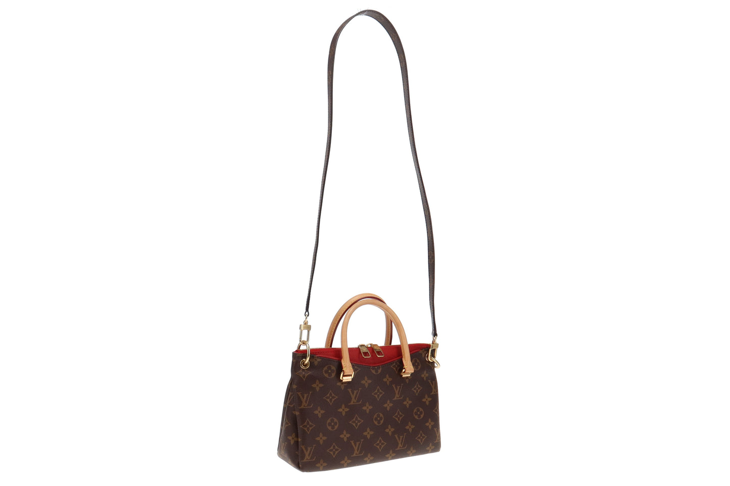 Louis Vuitton Monogram and Cerise Pallas BB SN4117