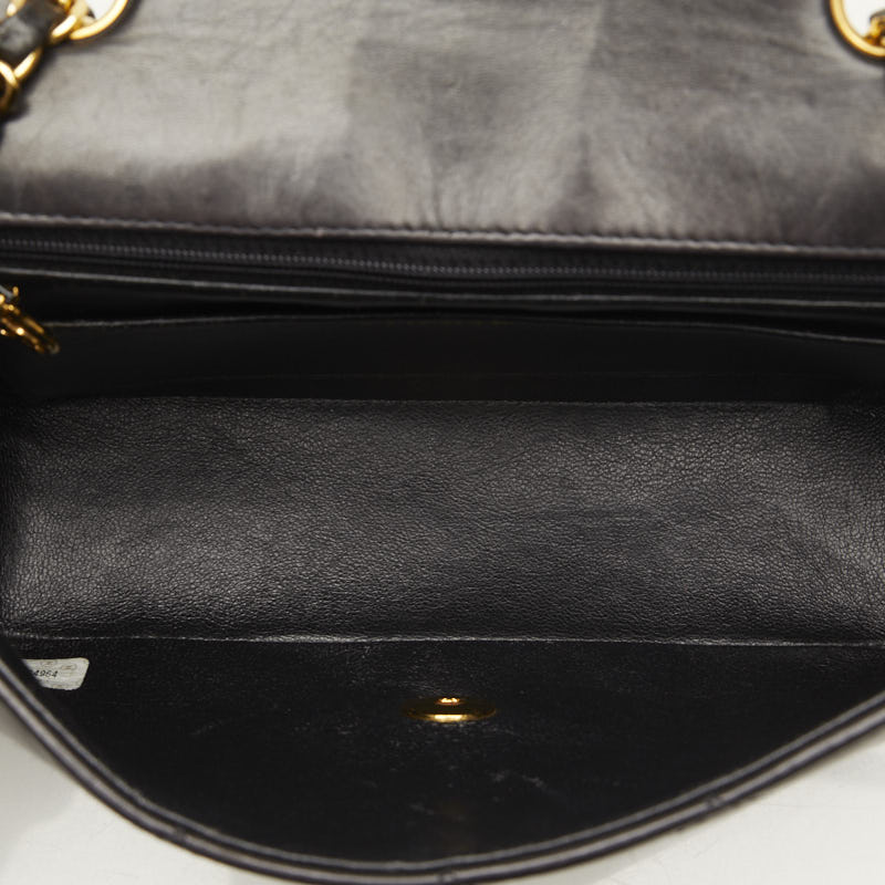 Chanel Matrasse Diana 23 Chain Shoulder Bag Black  S Leather  Chanel