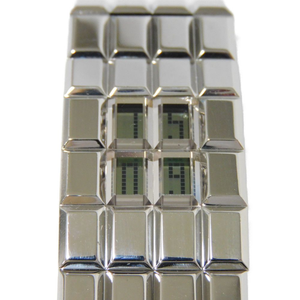 CHANEL Watches Quartz H0934 Stainless steel Silver chocolate digital