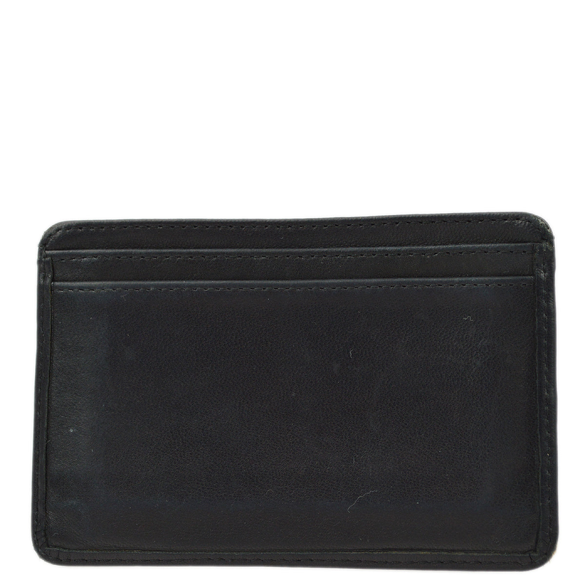 Chanel Black Lambskin Card Case Small Good