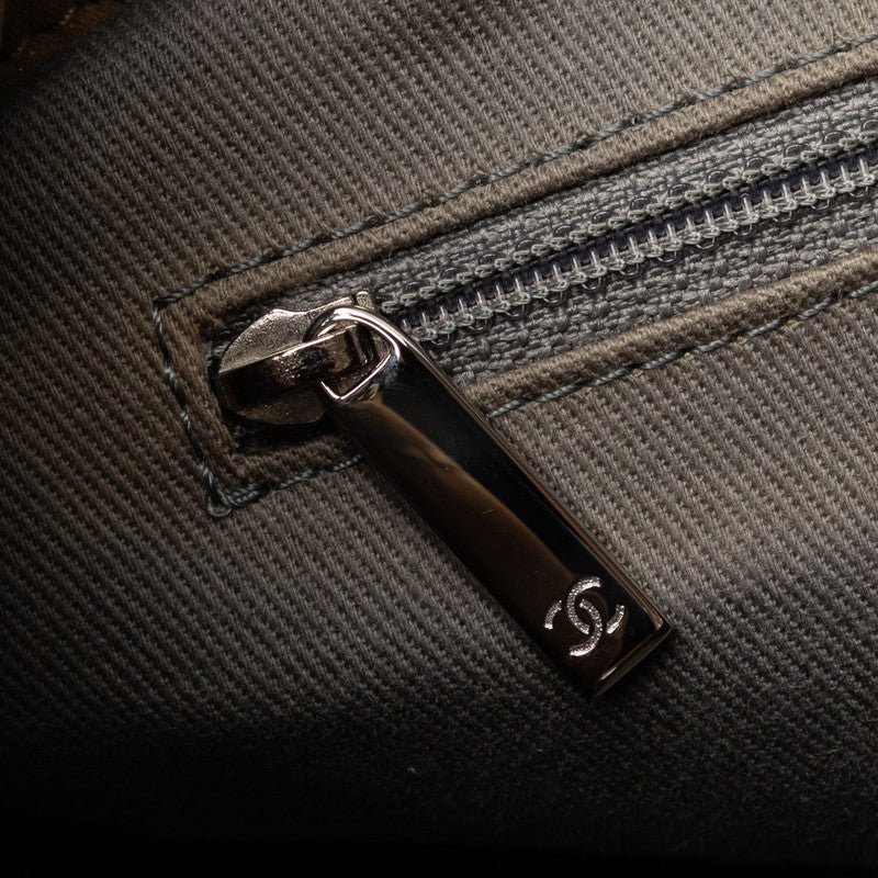 Chanel Matrases Coco Chain Tote Bag Shoulder Bag Beige   CHANEL