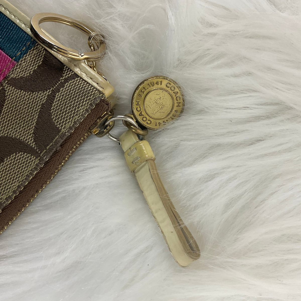 Coin Purse Designer By Coach, Size: Small